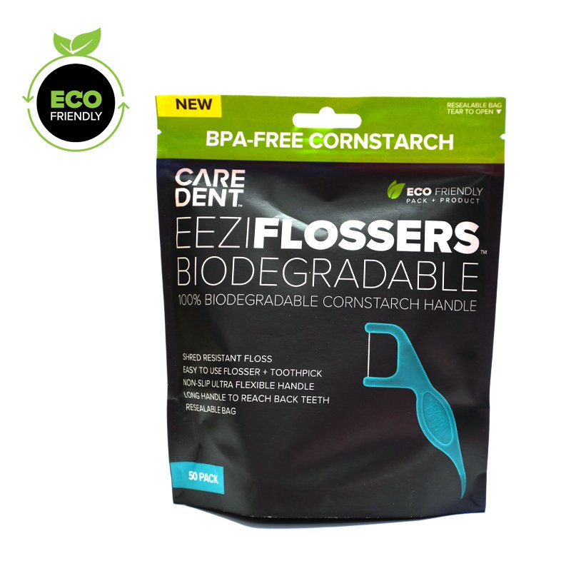 Caredent EeziFlossers Biodegradable UHMPE 50