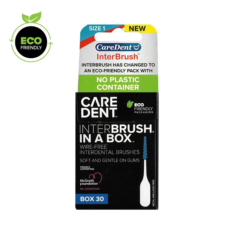 Caredent Interbrush In A Box Retail Blue Small (30) (6/box)