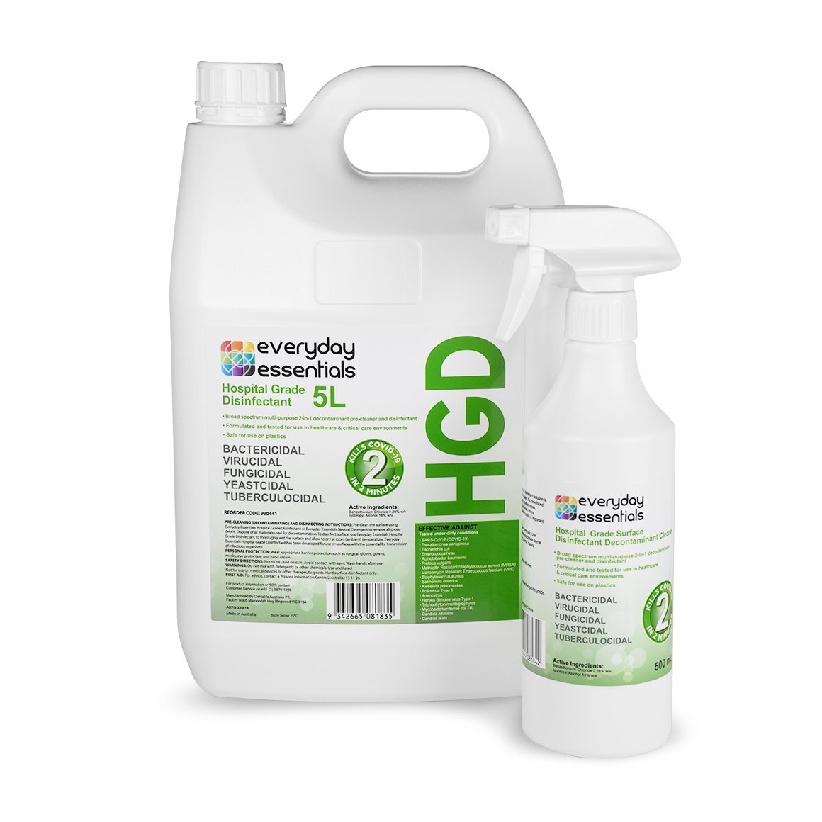 Everyday Essentials Hospital Grade Disinfectant 5L