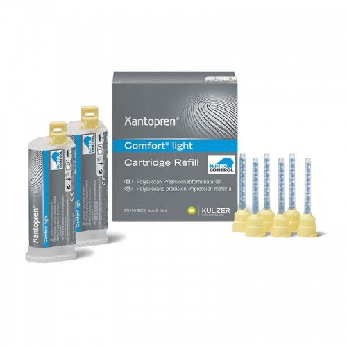 Kulzer Xantopren Comfort C Silicone Impression Material Light 2 x 50ml