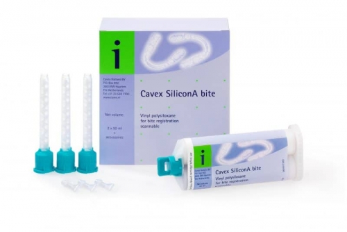 Cavex SiliconA Bite Registration Material 2 x 50ml - Click for more info