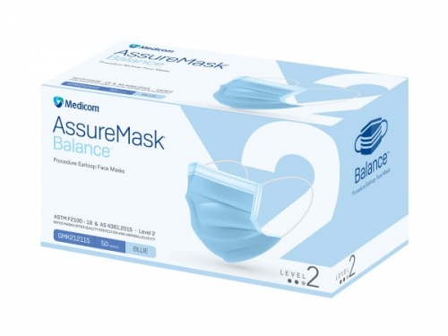 Medicom Assure Surgical Face Mask Earloop Level 2