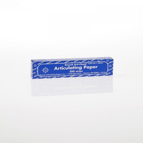 Bausch Articulating Paper/strips 104 x 20 mm Blue 40u BK09 - Click for more info