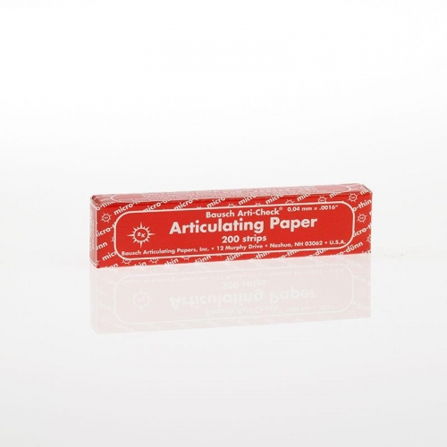 Bausch Articulating Paper/strips 104 x 20 mm Red 40u BK10