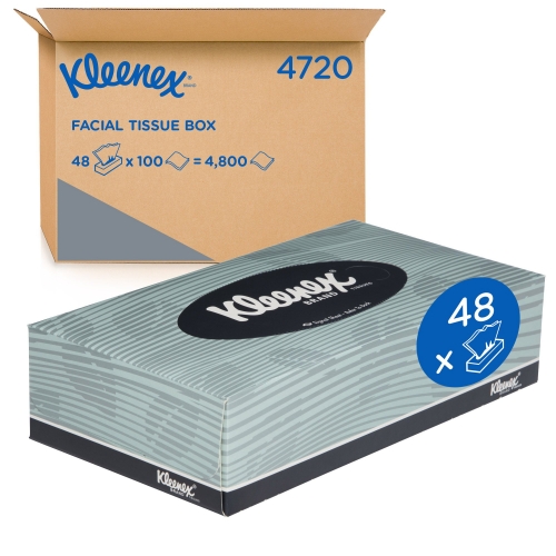 Kleenex Facial Tissue 2 Ply BX100 4720