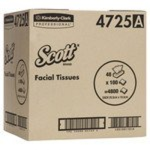 Scott Facial Tissue 2 Ply BX100 4725