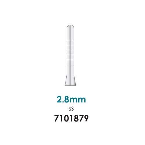 Ongard Lite-Touch Implant Osteotomes Curved Without Stop #2.8mm