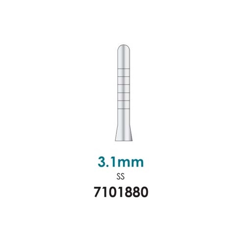 Ongard Lite-Touch Implant Osteotomes Curved Without Stop #3.1mm