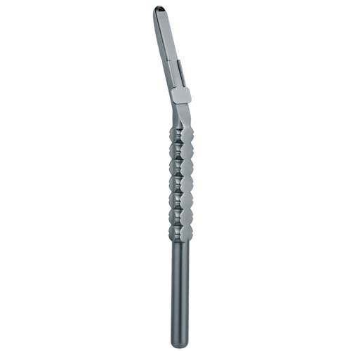 Ongard Lite-Touch Implant Bone Scraper Curved #16cm