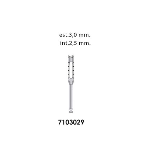 Ongard Lite-Touch Implant Trephine Bur 15mm High#2.5mm
