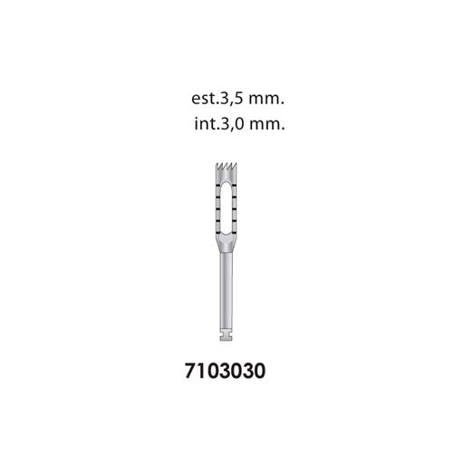 Ongard Lite-Touch Implant Trephine Bur 15mm High#3.0mm