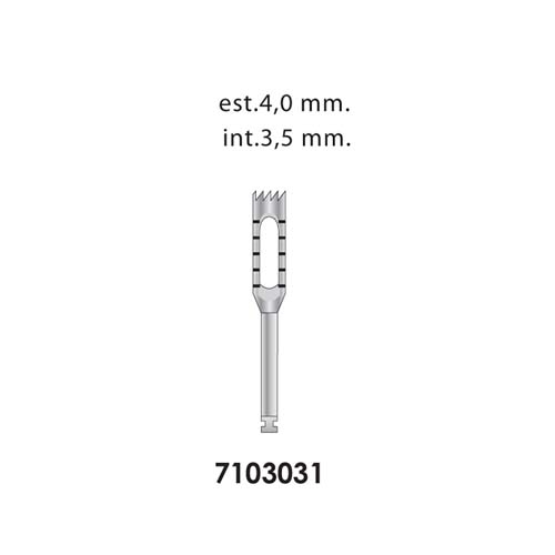 Ongard Lite-Touch Implant Trephine Bur 15mm High#3.5mm
