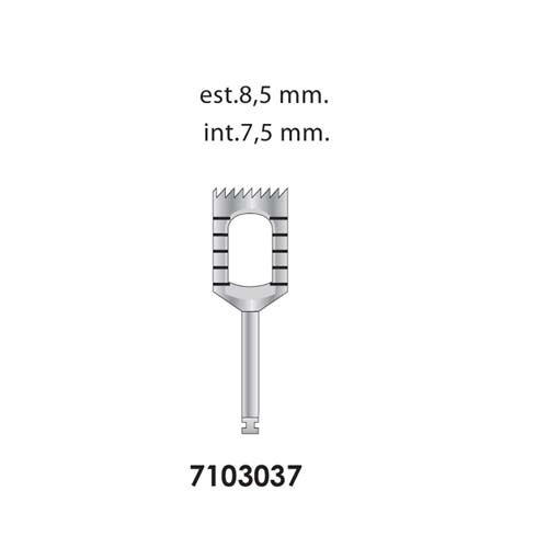 Ongard Lite-Touch Implant Trephine Bur 15mm High#7.5mm