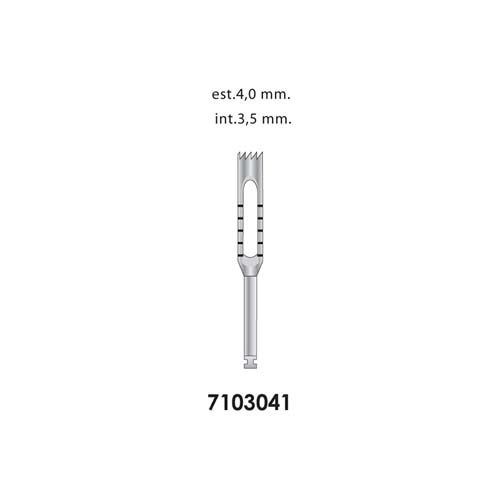 Ongard Lite-Touch Implant Trephine Bur 20mm High#3.5mm