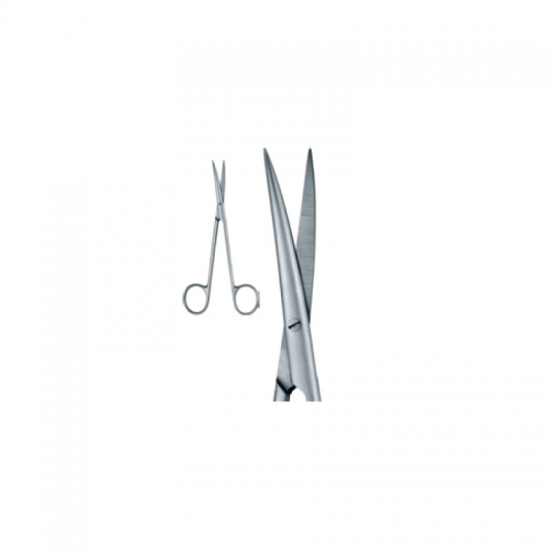 Ongard Lite-Touch Scissors Gum Metzenbaum Curved Pointed Edge #14.5cm