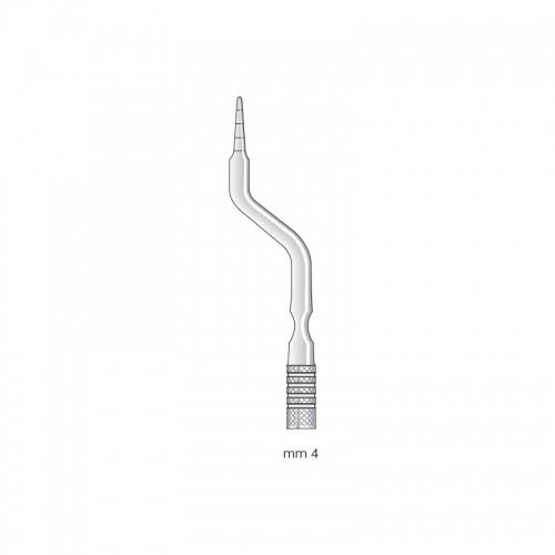 Ongard Lite-Touch Implant Osteotomes Curved Bone Spreader #4mm