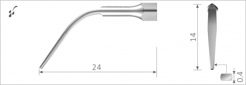 Xpedent Ultrasonic Scaler Tip NSK GN3