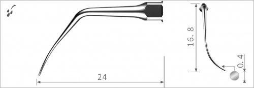 Xpedent Ultrasonic Scaler Tip NSK PN2R