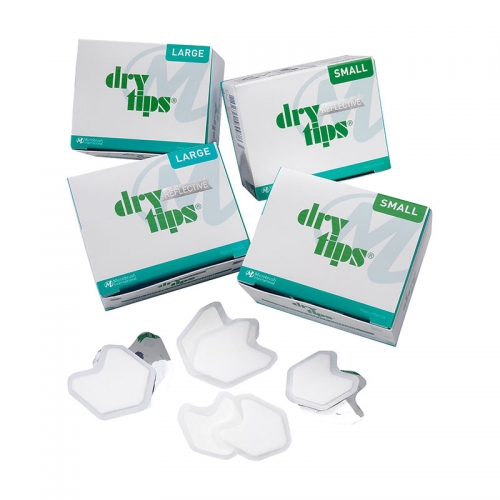 Microbrush DryTips Saliva Absorbents Small Green
