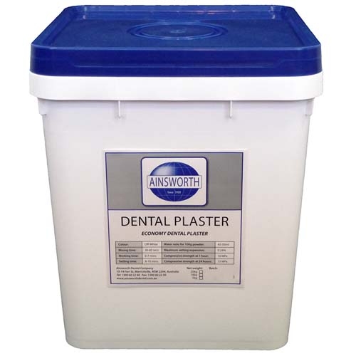 Ainsworth Dental Plaster Pail 20kg