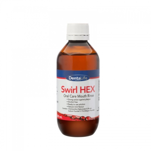 Dentalife Swirl HEX Mouth Rinse 0.2% 200ml